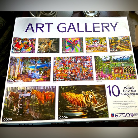 Jigsaw Puzzle Set of 10 - Picture 1 of 6